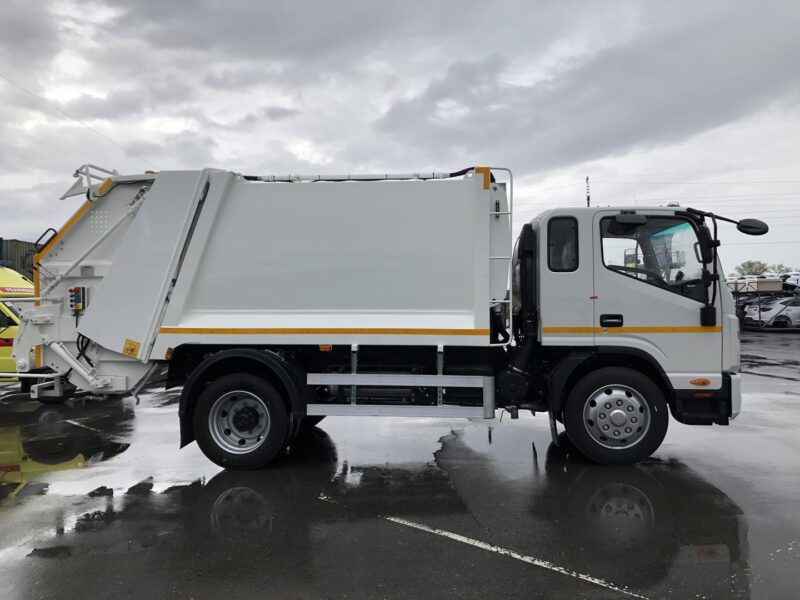 Мусоровоз JAC на базе грузовика с задней загрузкой, спецтехника для сбора и вывоза твердых бытовых отходов